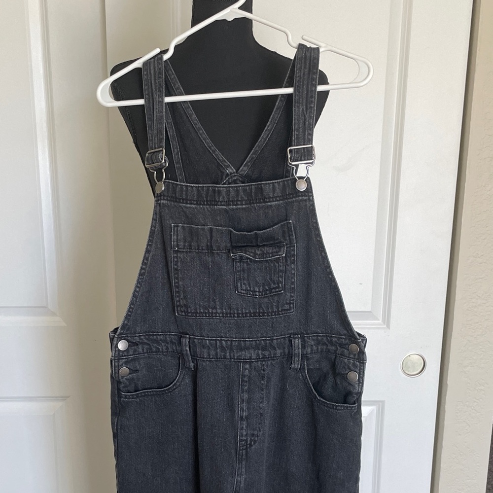 Universal Thread Black Denim Overalls